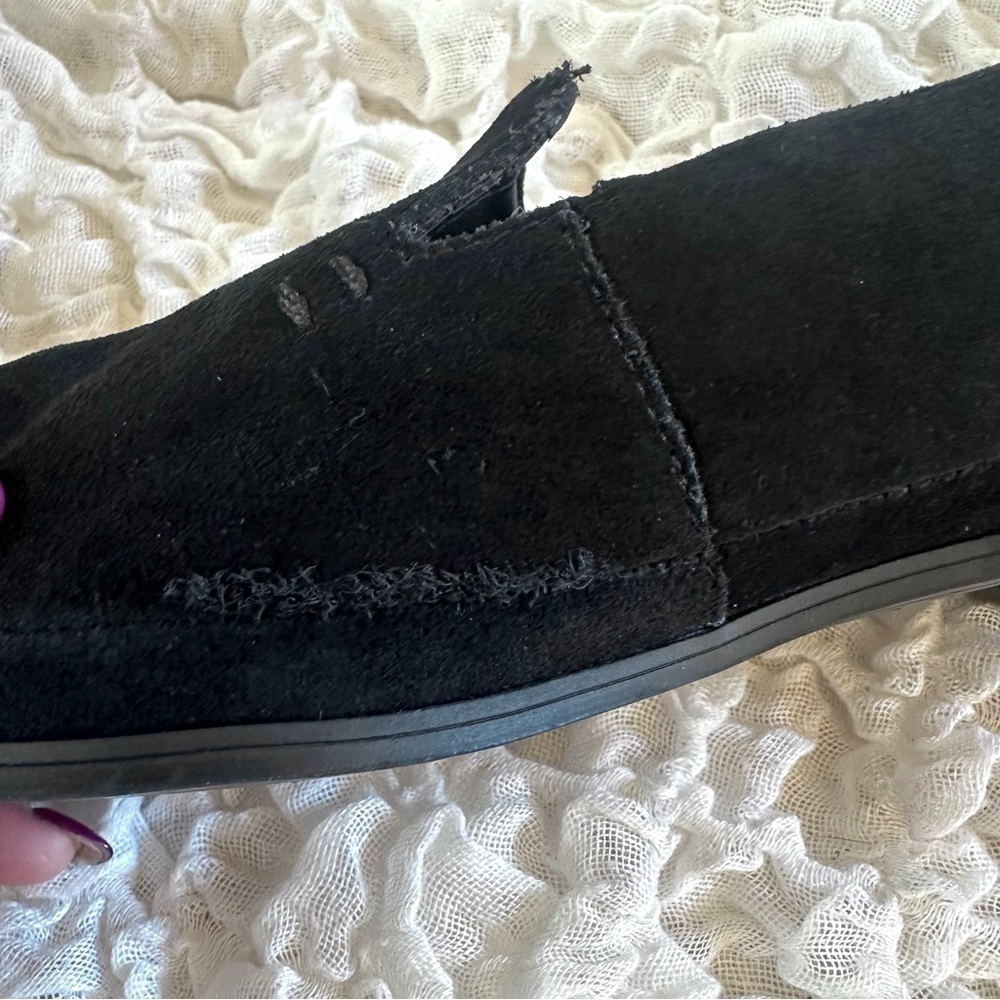 Blondo Bridget Waterproof Loafers Black Nubuck Leather Women’s 8.5 - Picture 7 of 11